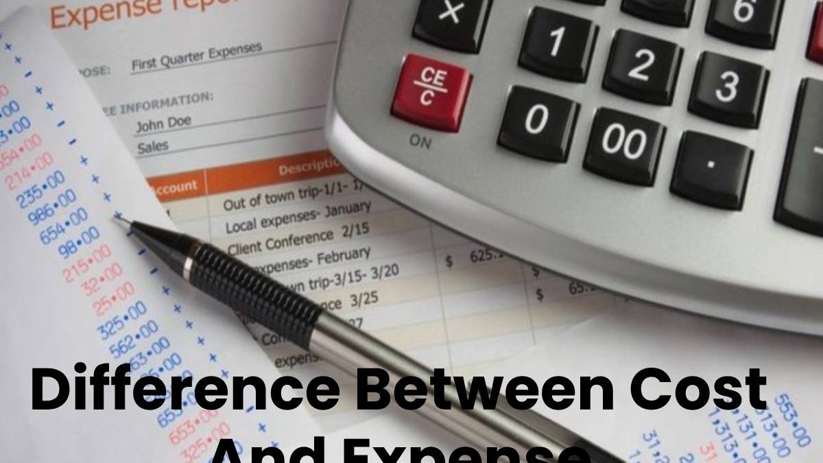Difference Between Cost And Expense