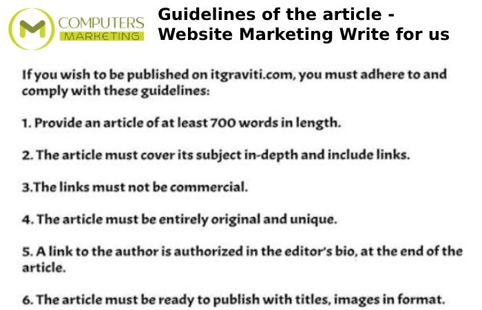 Website Marketing Guidelines
