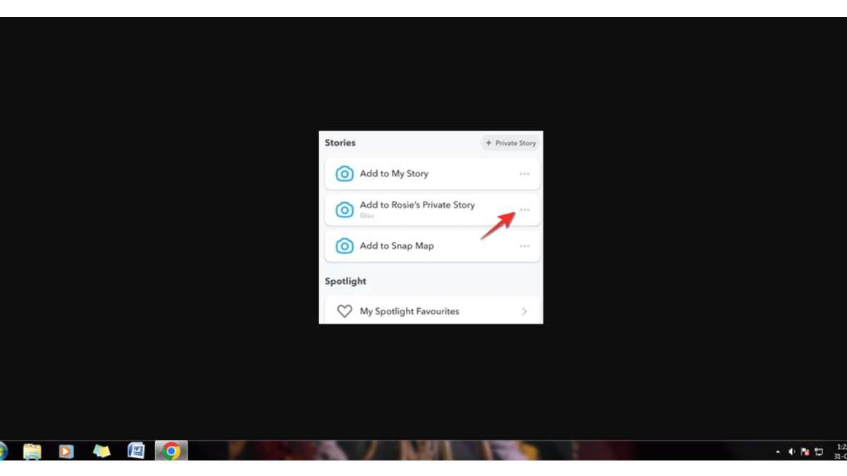 How to post your private story on snapchat