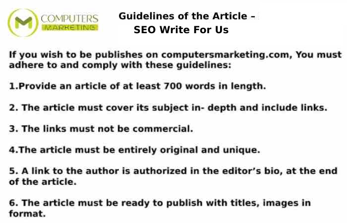 guidelines seo write for us