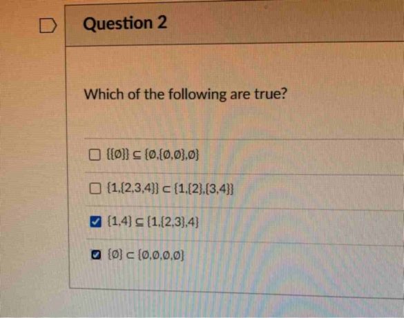 Which of the following statements is true?