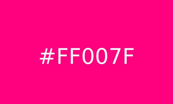 FF007F 