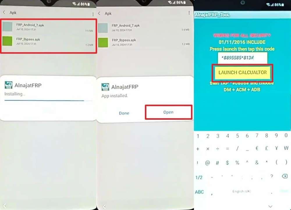 install both apk files